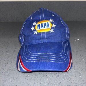 Napa Racing Hat Strapback Cap Mens Blue Red Ron Capps 28 NASCAR Fallen Heroes